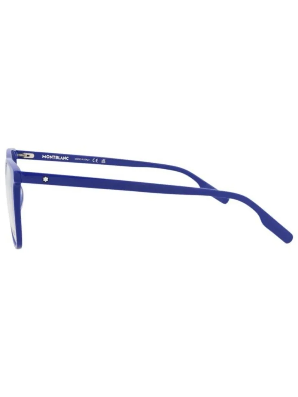 New Montblanc Mens Square/Rectangle Blue Blue Transparent Fashion Designer Eyegl